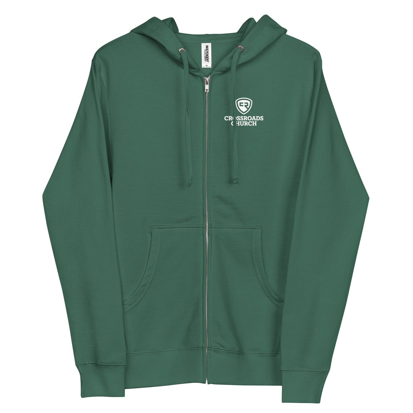 Crossroads Unisex Fleece Zip Up Hoodie