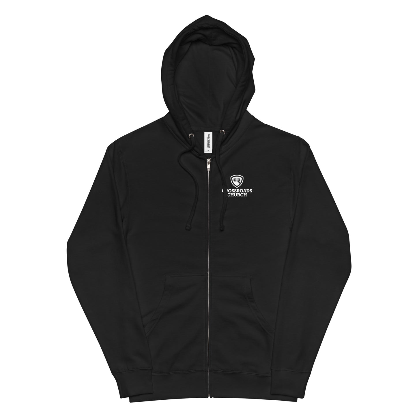 Crossroads Unisex Fleece Zip Up Hoodie